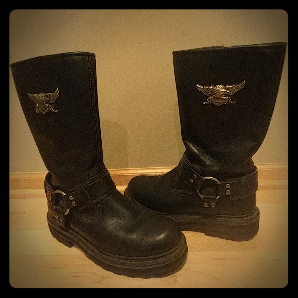 Ladies Harley Davidson riding boots